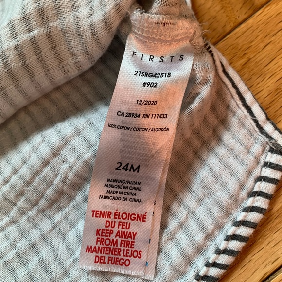 FIRSTS by PETIT LEM 100% cotton outfit super soft and light - Picture 2 of 5